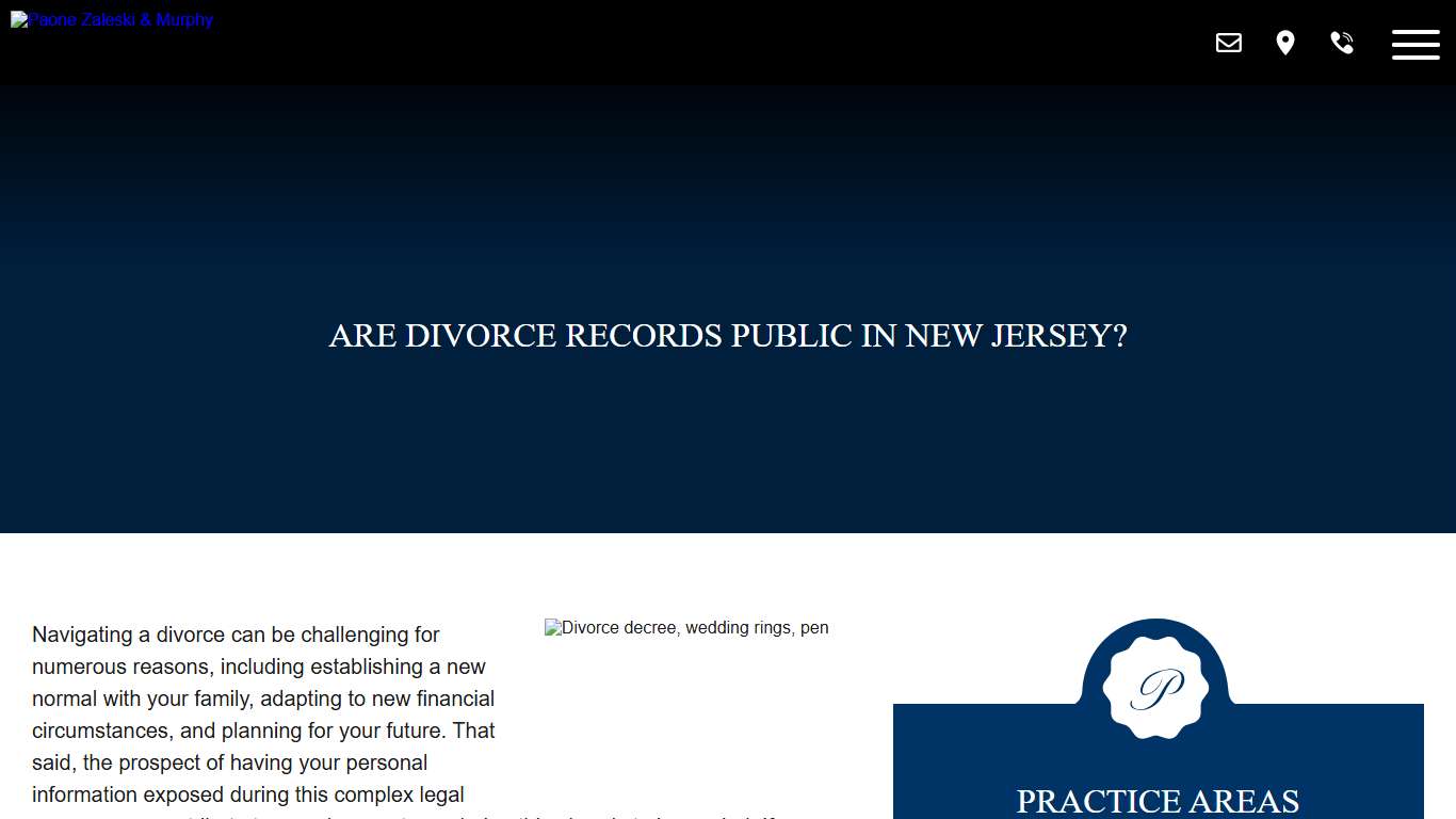 Divorce Records in New Jersey: Are They Public?