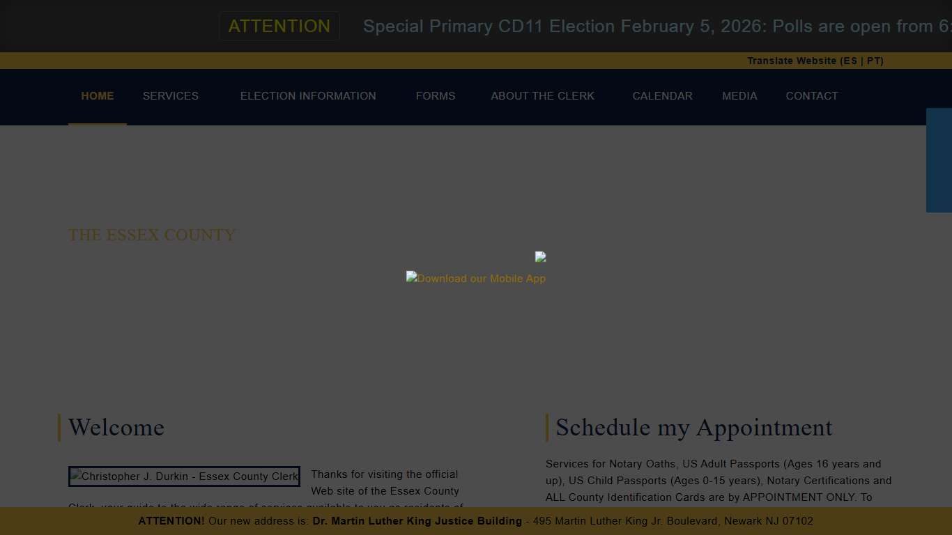 The Essex County Clerk's Office - Home